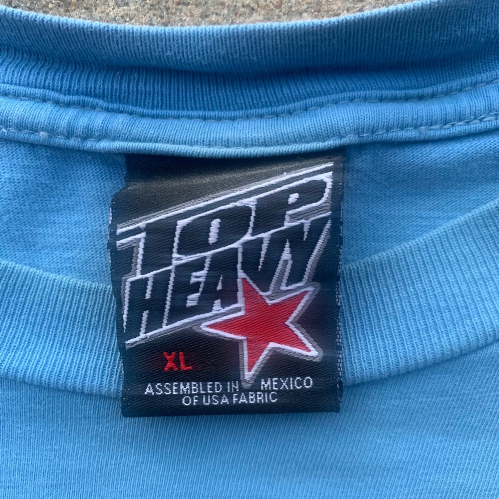 Vintage Top Heavy You're So Dumb Graphic T-Shirt Blue XL Funny Novelty Tee - Picture 3 of 10